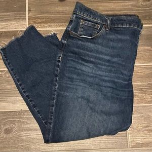 Old Navy Boyfriend jeans with raw hem